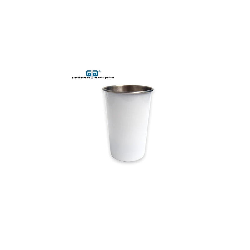 VASO CONICO ACERO INOXIDABLE 18 OZ BLANCO PARA SUBLIMAR 530 ML SUBLIMACION ENCOGRAPHICS
