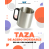 TAZA ACERO INOXIDABLE 350 ML CON AGARRE PP PARA SUBLIMAR SUBLIMACION ENCOGRAPHICS