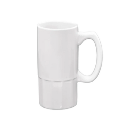 TARRO CERVECERO CERAMICA 20 OZ BLANCO PARA SUBLIMAR 590 ML SUBLIMACION ENCOGRAPHICS