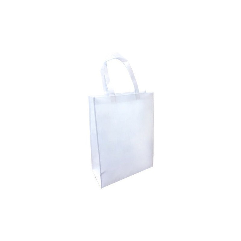 BOLSA BLANCA PARA SUBLIMAR CON FUELLE 40 X 30 X 15 CM DE FUELLE