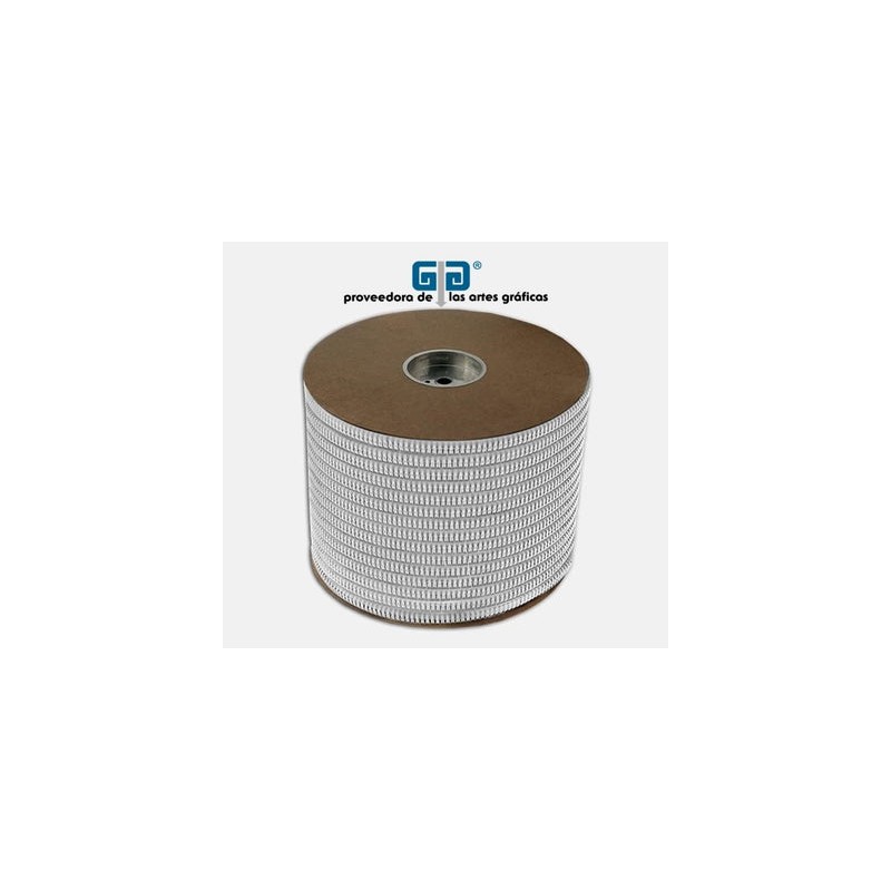 BOBINA ARILLO METALICO DOBLE  1/2"  BLANCO articulo sobre pedido