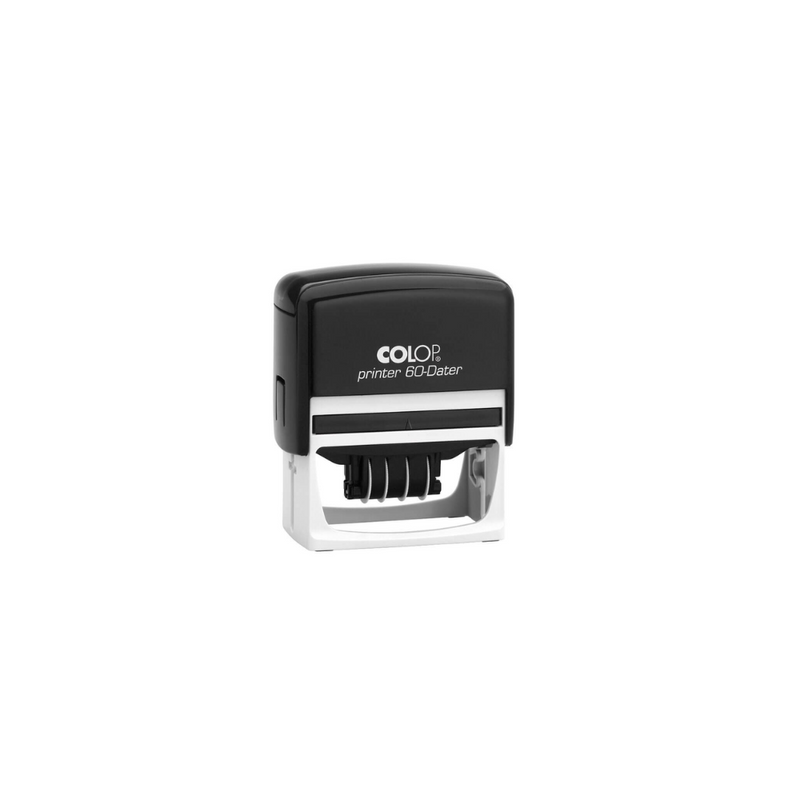 FECHADOR COLOP	PRINTER 60 FECHA CENTRAL MEDIDA	37 X 76 MM TINTA	NEGRO	AUTOENTINTABLE