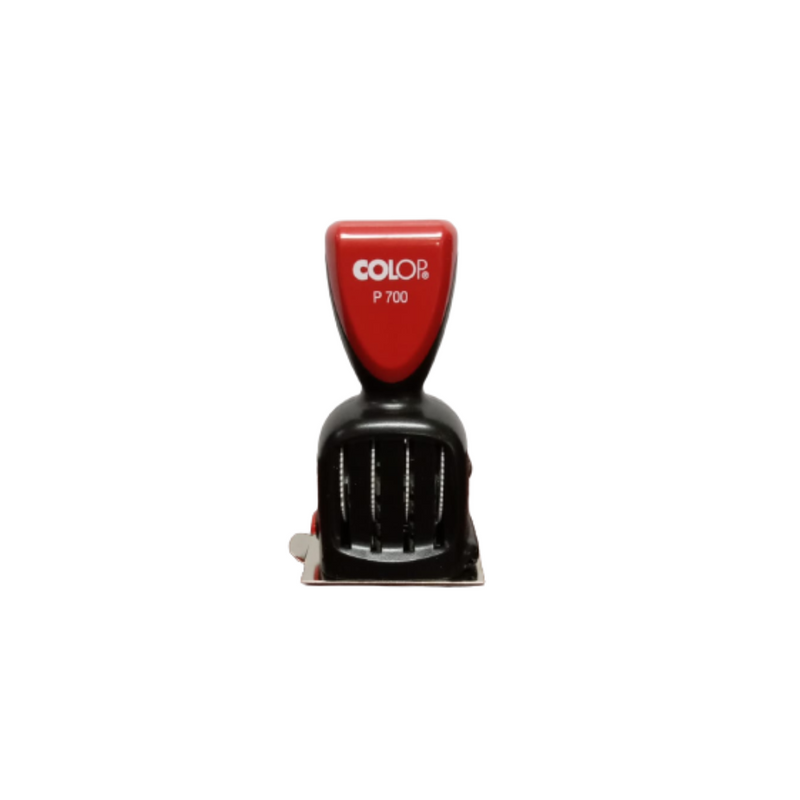 FECHADOR  COLOP P 700/15	CON PLACA MEDIDA 40 X 54 MM	SIN TINTA