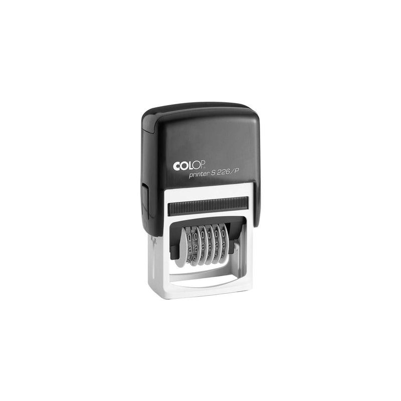 NUMERADOR COLOP S-226-P  6 DIGITOS CON PLACA T.NEGRA