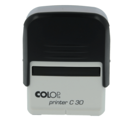 SELLO COLOP	C 30	 MEDIDA 18 X 47 MM TINTA	NEGRO	AUTOENTINTABLE