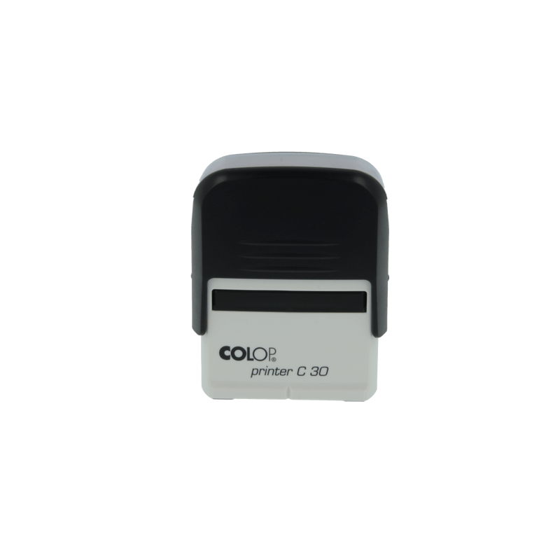 SELLO COLOP	C 30	 MEDIDA 18 X 47 MM TINTA	NEGRO	AUTOENTINTABLE