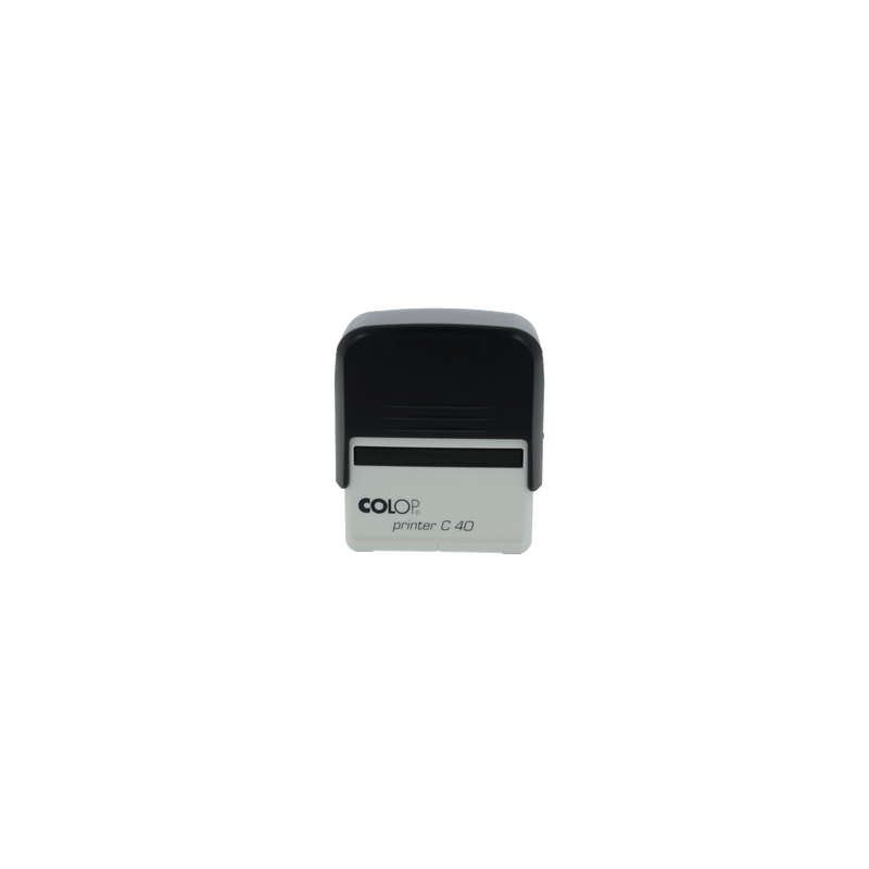 SELLO COLOP	C 40	 MEDIDA 23 X 59 MM TINTA	NEGRO	AUTOENTINTABLE