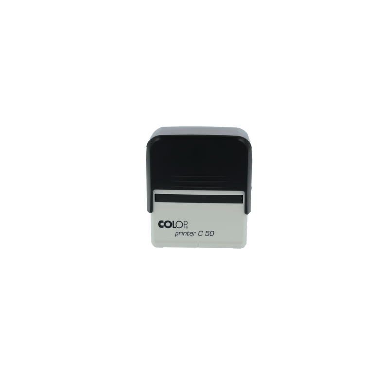 SELLO COLOP	C 50	 MEDIDA 30 X 69 MM TINTA	NEGRO	AUTOENTINTABLE