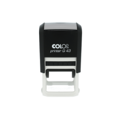SELLO  COLOP	Q 43 MEDIDA 43 X 43 MM TINTA	NEGRO	AUTOENTINTABLE