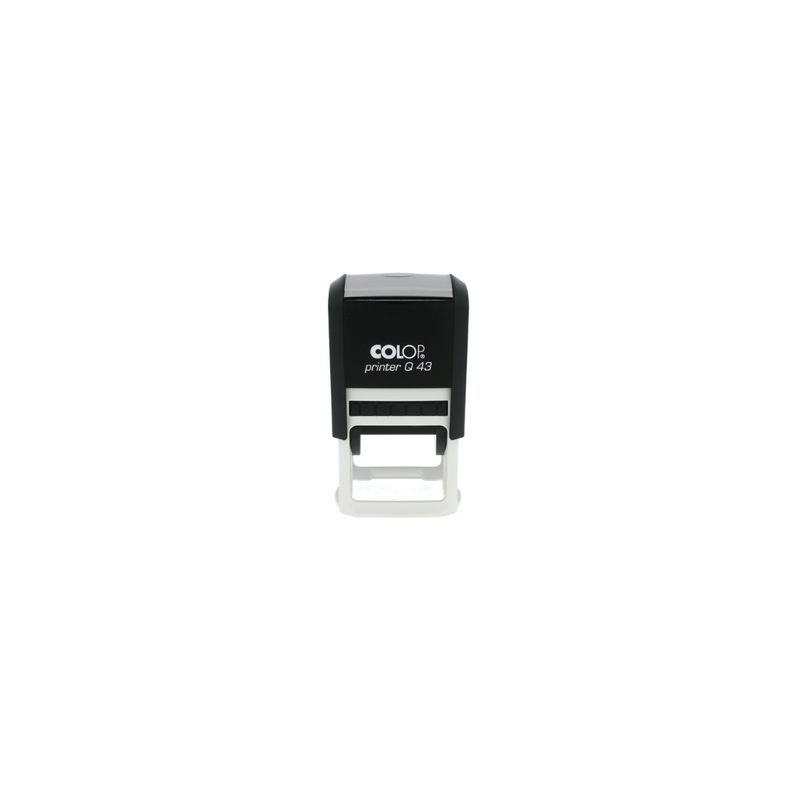 SELLO  COLOP	Q 43 MEDIDA 43 X 43 MM TINTA	NEGRO	AUTOENTINTABLE