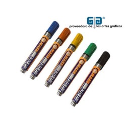 MARCADOR PERMANENTE APLICACION MADERA, METAL, VIDRIO, PIEDRA, LAMINA