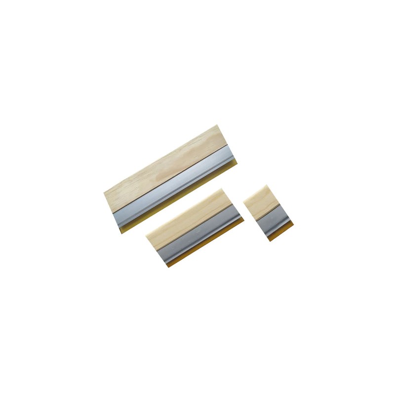 RASERO DE MADERA CON ALUMINIO DE 60 CMS ENCOGRAPHICS PARA SERIGRAFIA