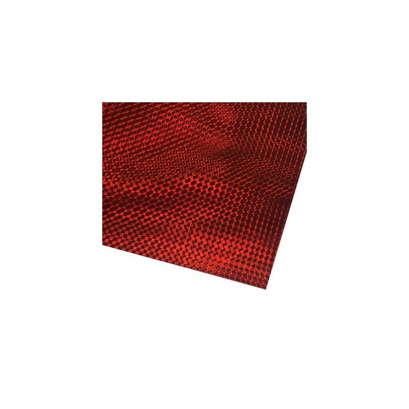 CARTULI NA HOLOGRAFICA ROJO ECG 50X65 230 GR