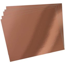 CARTULINA METALICA ORO GOLD ECG 50X65 230 G