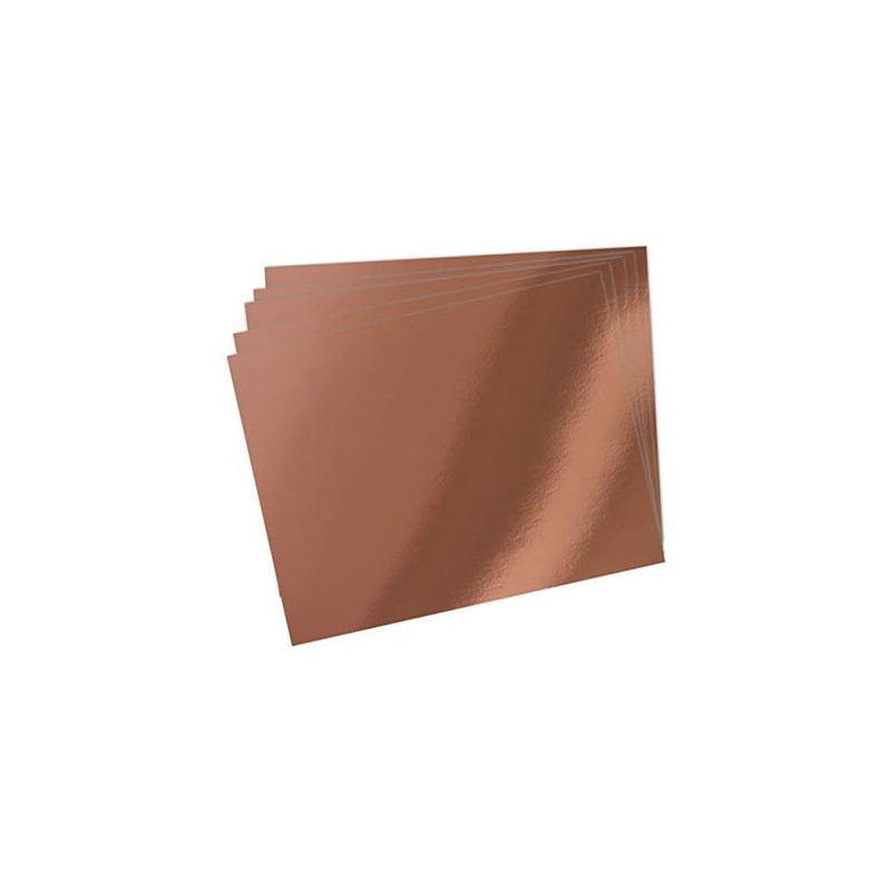 CARTULINA METALICA ORO GOLD ECG 50X65 230 G