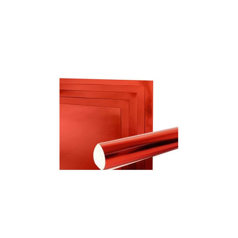 CARTULINA METALICA ROJA ECG 50X65 230 G