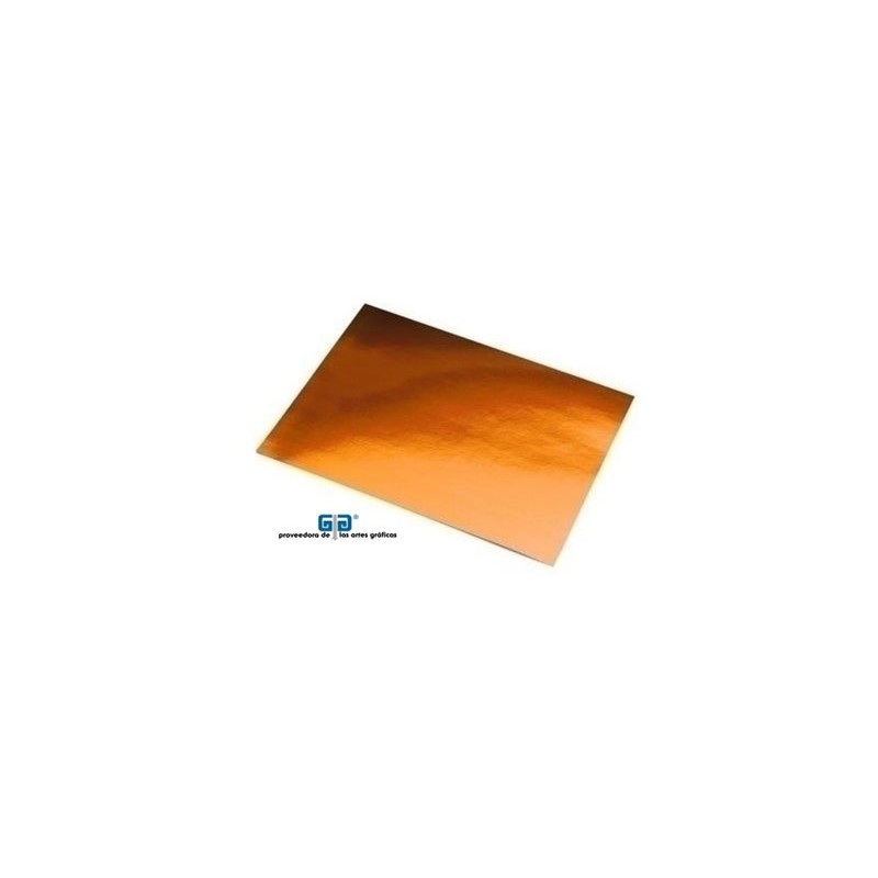 CARTULINA METALICA OCRE ECG 50X65 230 G