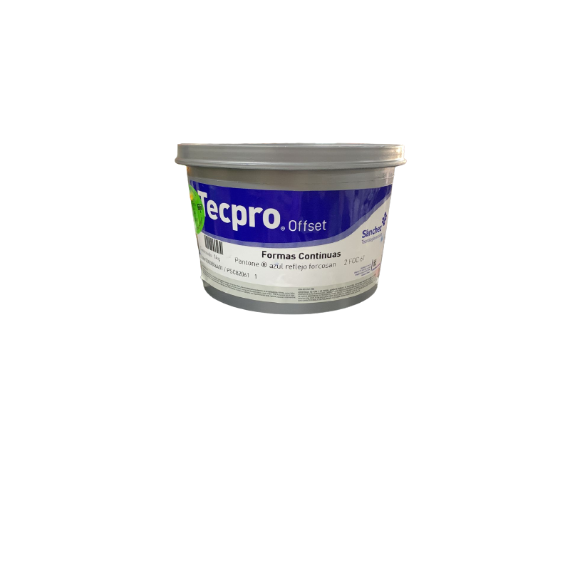TINTA PARA PRENSA OFFSET COLOR	AZUL REFLEJO FORCOSAN CLAVE 2 FOC 61 CONTENIDO 1 KG	MARCA	TECPRO SANCHEZ	PRODUCCION EN MEXICO