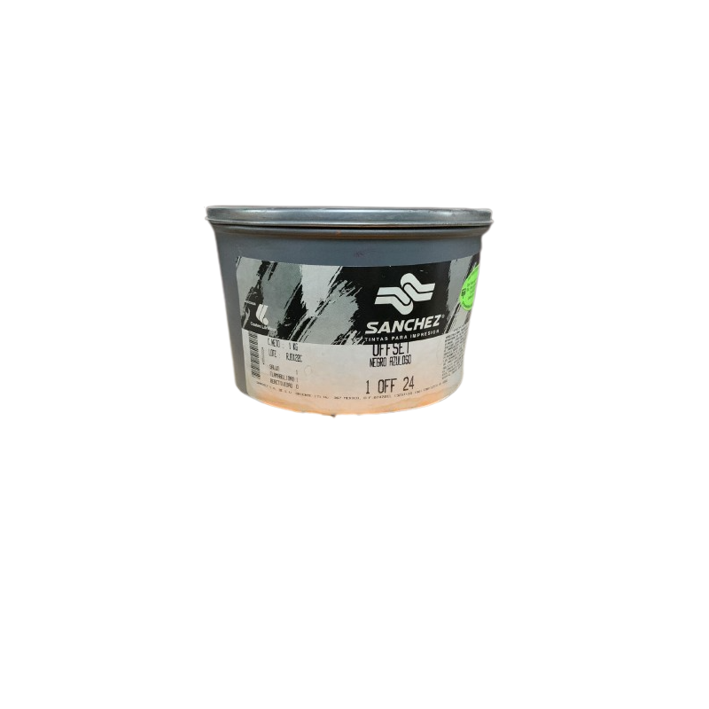 TINTA PARA PRENSA OFFSET COLOR	NEGRO AZULOSO  CLAVE 1 OFF 24 CONTENIDO 1 KG MARCA	TECPRO SANCHEZ	PRODUCCION EN MEXICO