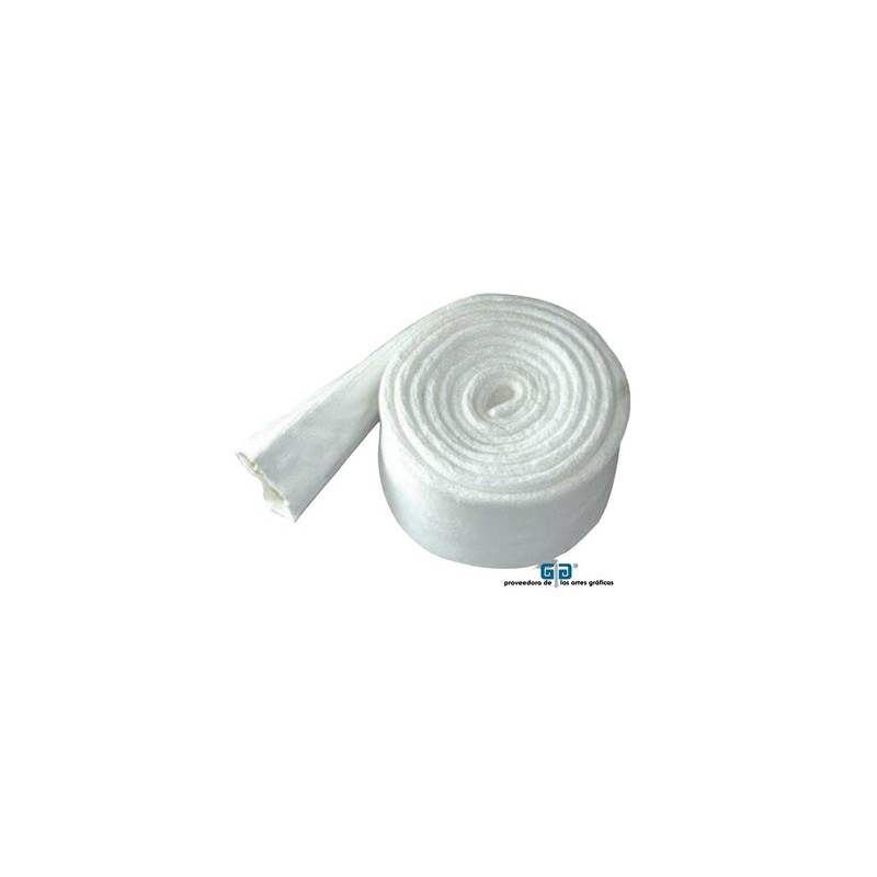 MOLLETON BLANCO 8F (LL--25-B) DE 3 CMS