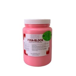 PEGAMENTO ROJO PARA ENCUADERNACION DE PAPEL Y CARTON, 1 kilo / 1 Litro Líquido