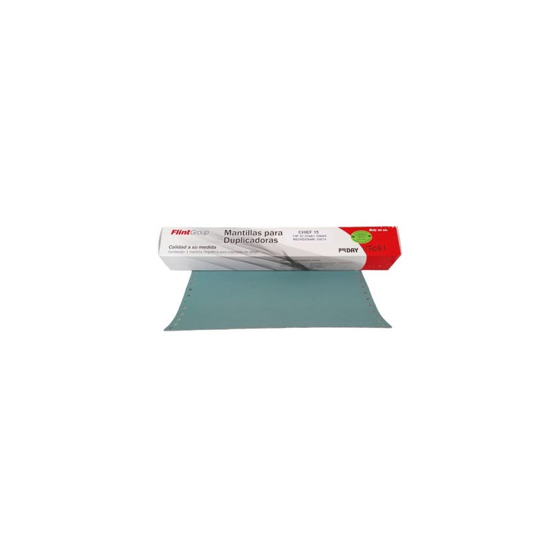 MANTILLA PARA PRENSA 254X390 CON 13 PERFORACIONES, DE PUNTO, 3 CAPAS