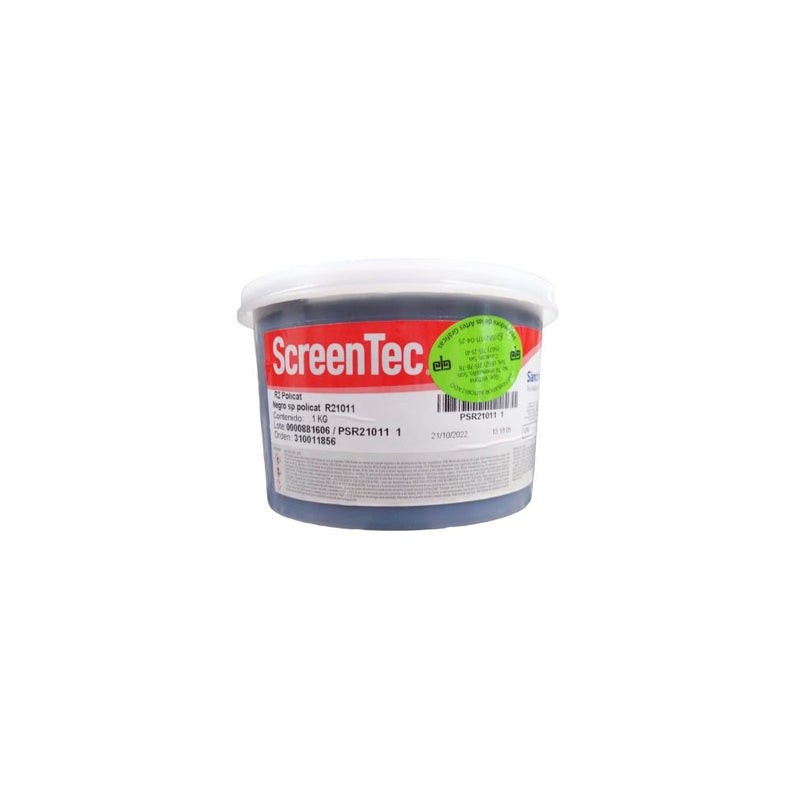 NEGRO POLICAT TINTA R2 1011. TINTA EPOXICA PARA VIDRIO, ALGUNOS PLASTICOS (POLIETILENO, POLIPROPILENO) Y METALES.