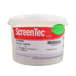 BASE TRANSPARENTE INFLATEX PUFF TINTA 1 KG S4 6100. PARA TELAS O TEXTILES PARA DAR IMPRESION REALZADA CON ASPECTO INFLADO Y TERM
