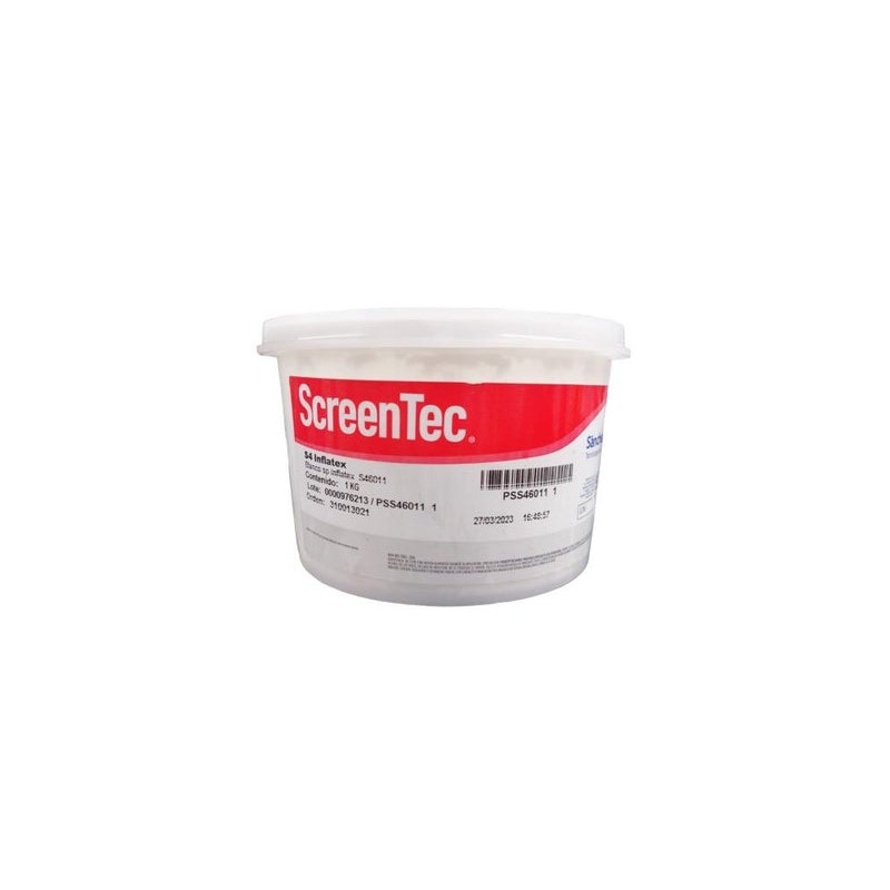 BLANCO INFLATEX PUFF TINTA 1 K S4 6011. PARA TELAS O TEXTILES PARA DAR IMPRESION REALZADA CON ASPECTO INFLADO Y TERMINADO AHULAD