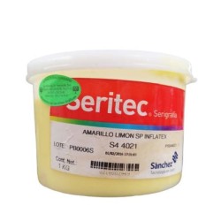 AMARILLO LIMON INFLATEX PUFF TINTA 1 K S4 4021. PARA TELAS O TEXTILES PARA DAR IMPRESION REALZADA CON ASPECTO INFLADO Y TERMINAD