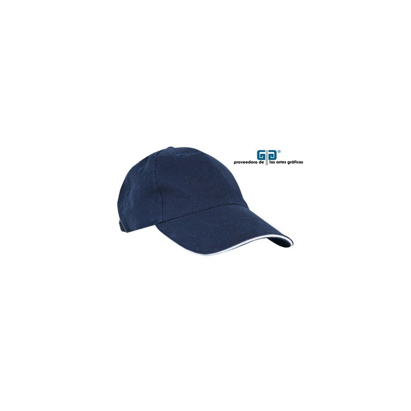 GORRA GABARDINA  SANDWICH AZUL