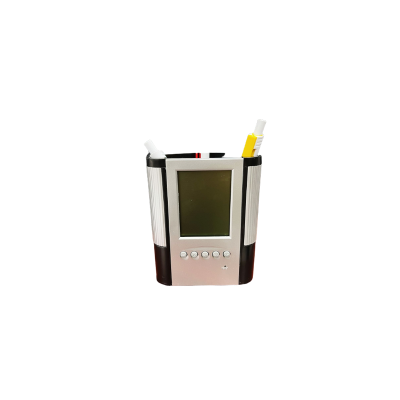 RELOJ CON PORTA PLUMA