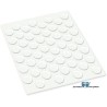 CIRCULOS ADHESIVOS 1/2" BLANCOS CON 100 PIEZAS