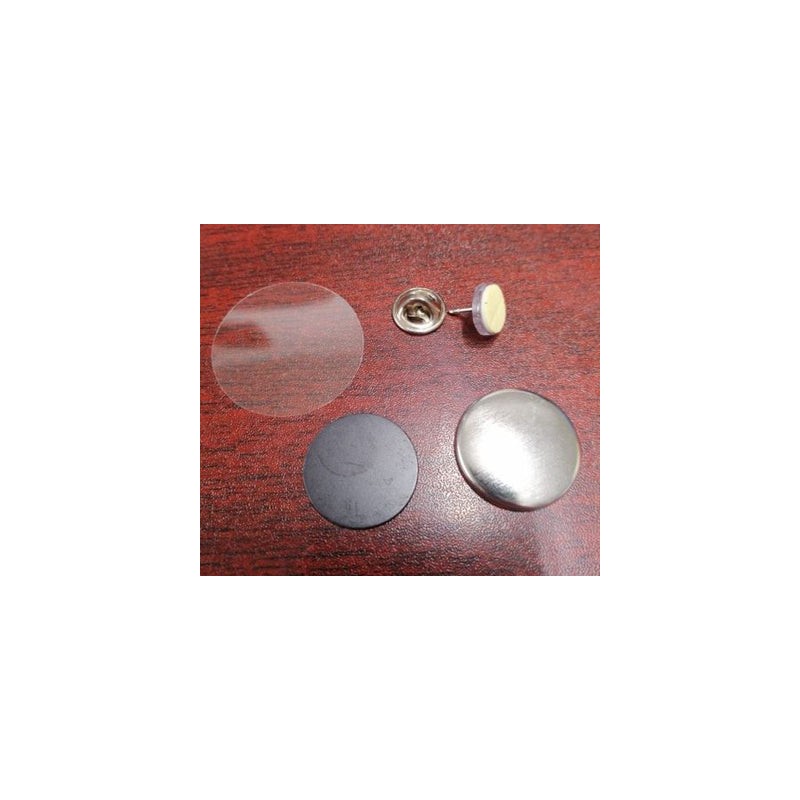 BOTON PUBLICITARIO PIN 1" CONTRA FISTOL O BROCHE