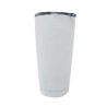 VASO CONICO BLANCO ACERO INOXIDABLE 20 OZ CON TAPA TRANSPARENTE PARA SUBLIMAR 590 ML SUBLIMACION ENCOGRAPHICS